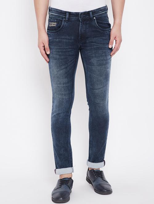 blue light washed jeans - 16706024 - Standard Image - 1