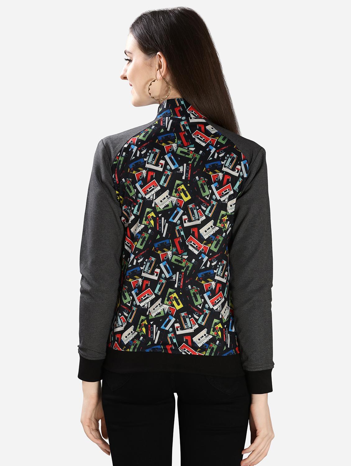 quirky sleeved mandarin neck jacket - 16706199 - Zoom Image - 3