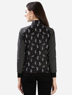 quirky sleeved mandarin neck jacket - 16706200 - Standard Image - 3
