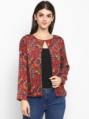 printed reversible jacket - 16706243 - Standard Image - 3