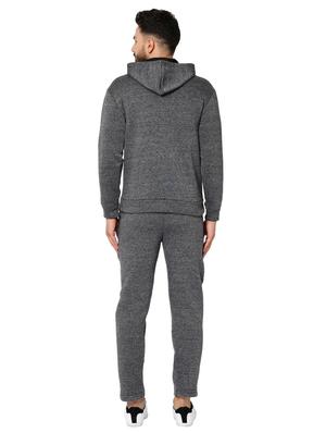 grey solid track suit - 16706305 - Standard Image - 3