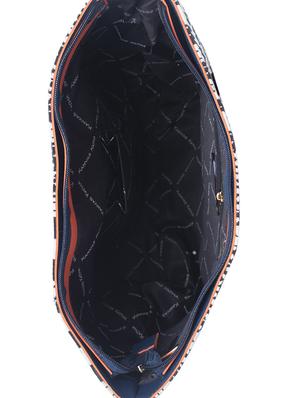 blue leatherette (pu) regular tote - 16706993 - Standard Image - 3