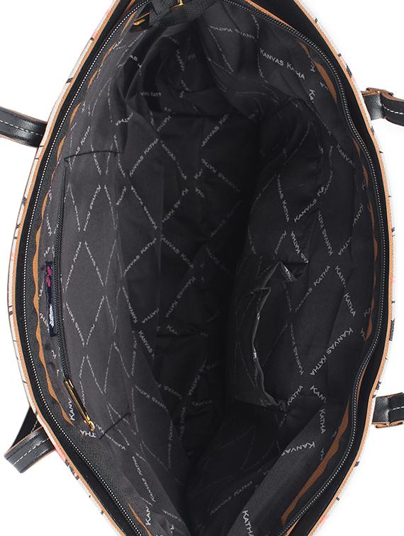 black canvas regular tote - 16707067 - Zoom Image - 3