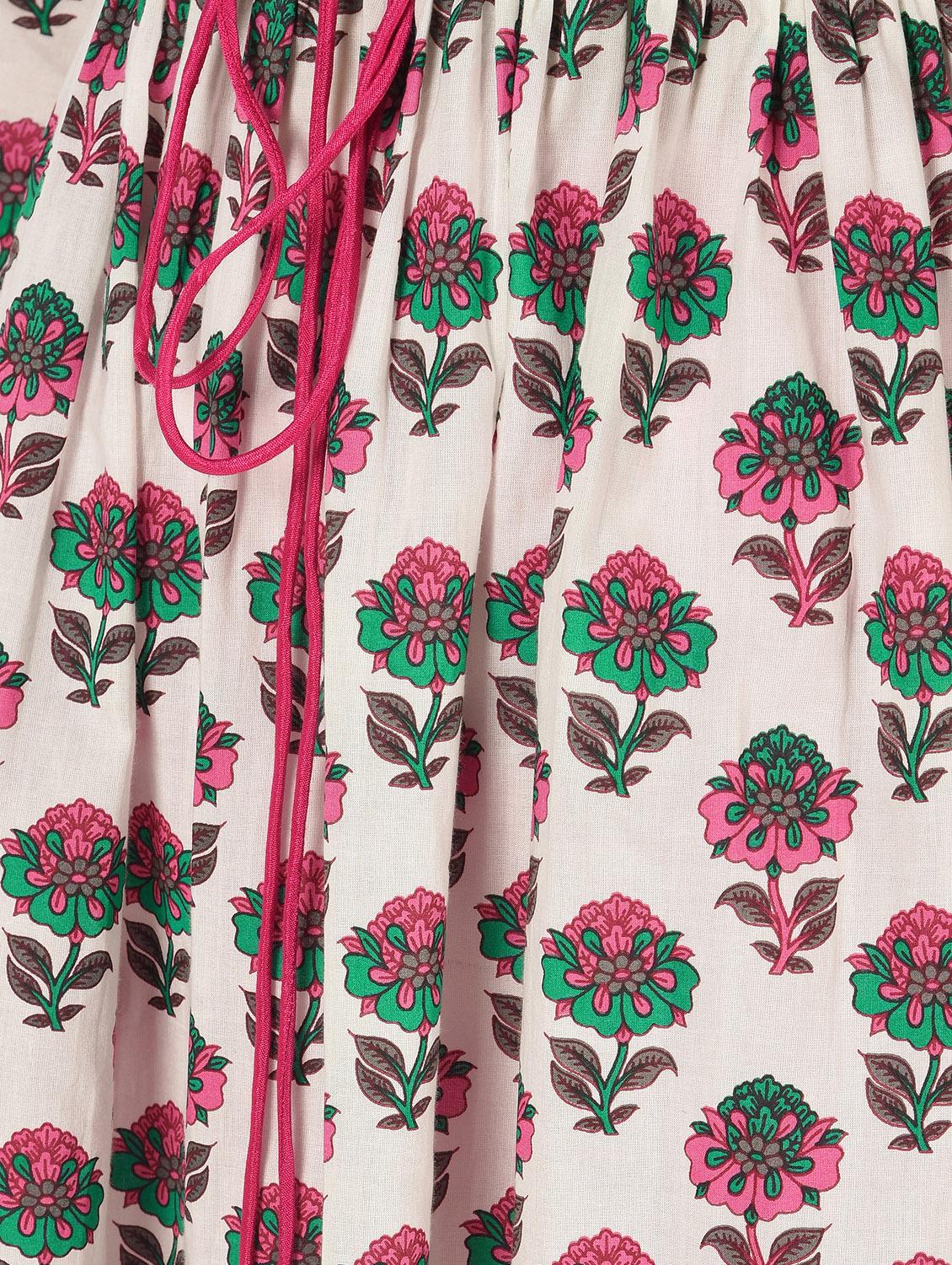 floral flared kurta - 16708021 - Zoom Image - 6