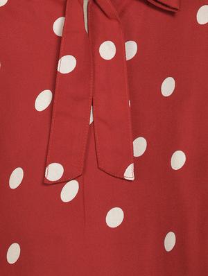 red cotton regular top - 16708114 - Standard Image - 3