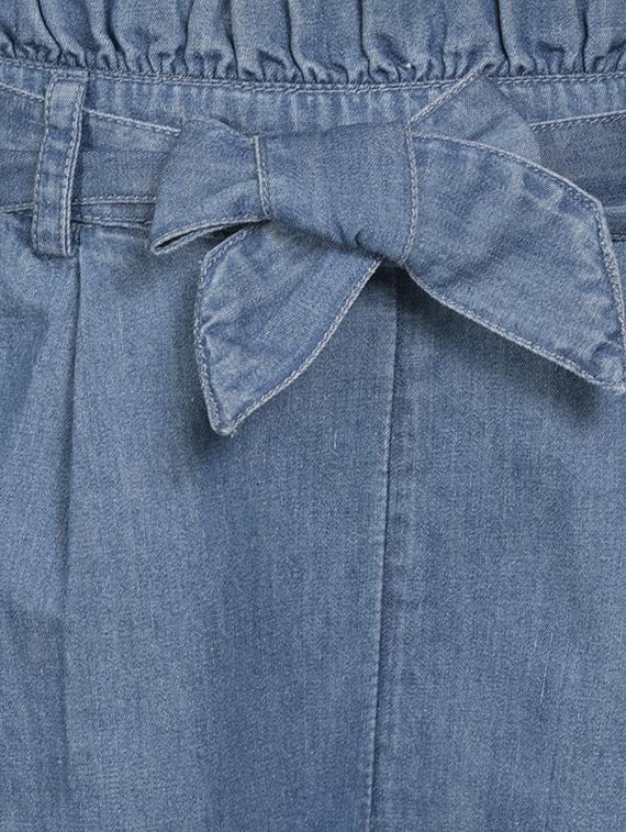 blue cotton casual trouser - 16708123 - Zoom Image - 3