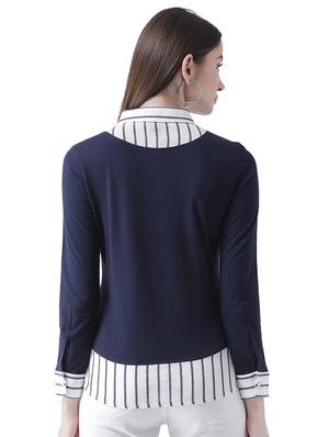 shirt collar layered top - 16708327 - Standard Image - 3