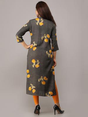 floral straight kurta - 16708848 - Standard Image - 3