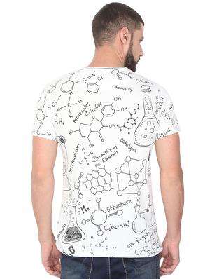 white printed t-shirt - 16708905 - Standard Image - 3