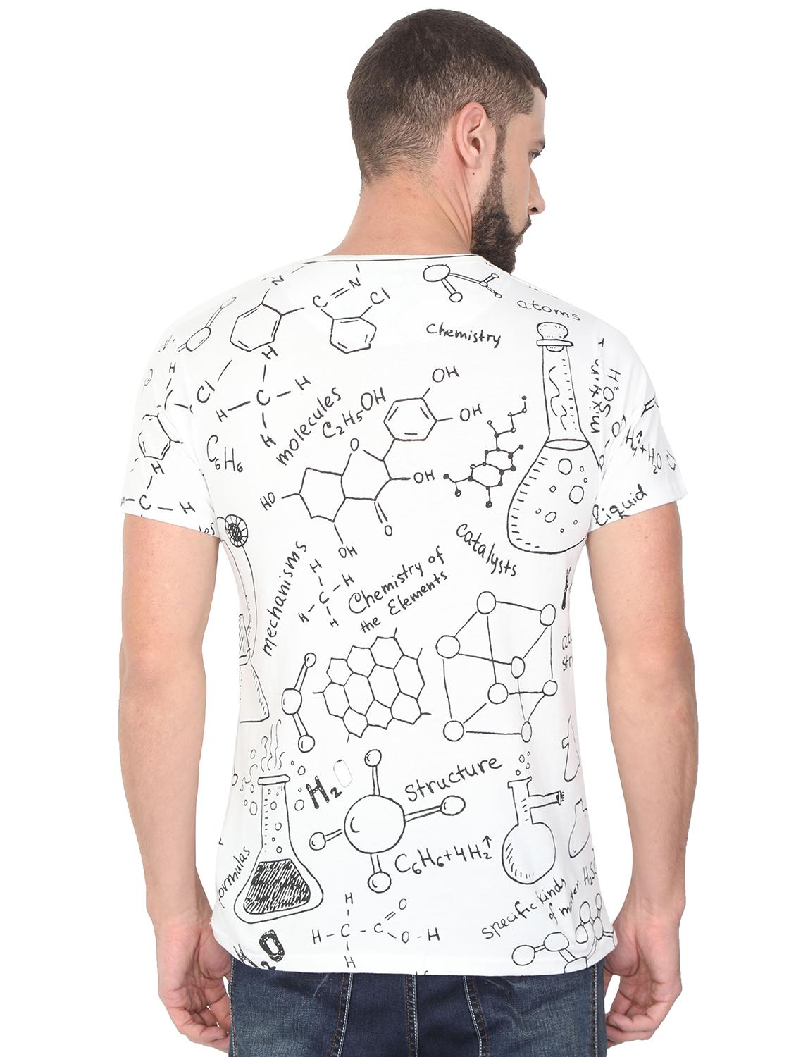 white printed t-shirt - 16708905 - Zoom Image - 3