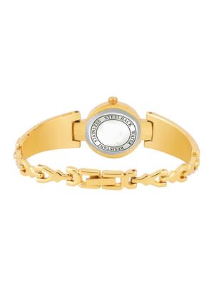laauts women's gold and blue analog watch - 16708965 - Standard Image - 3