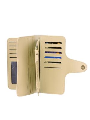 beige leatherette (pu wallet - 16709353 - Standard Image - 3