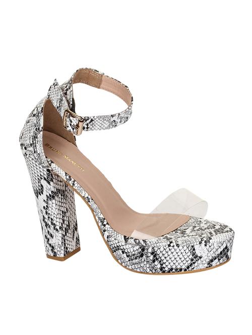 white closed back sandals - 16709731 - Standard Image - 1