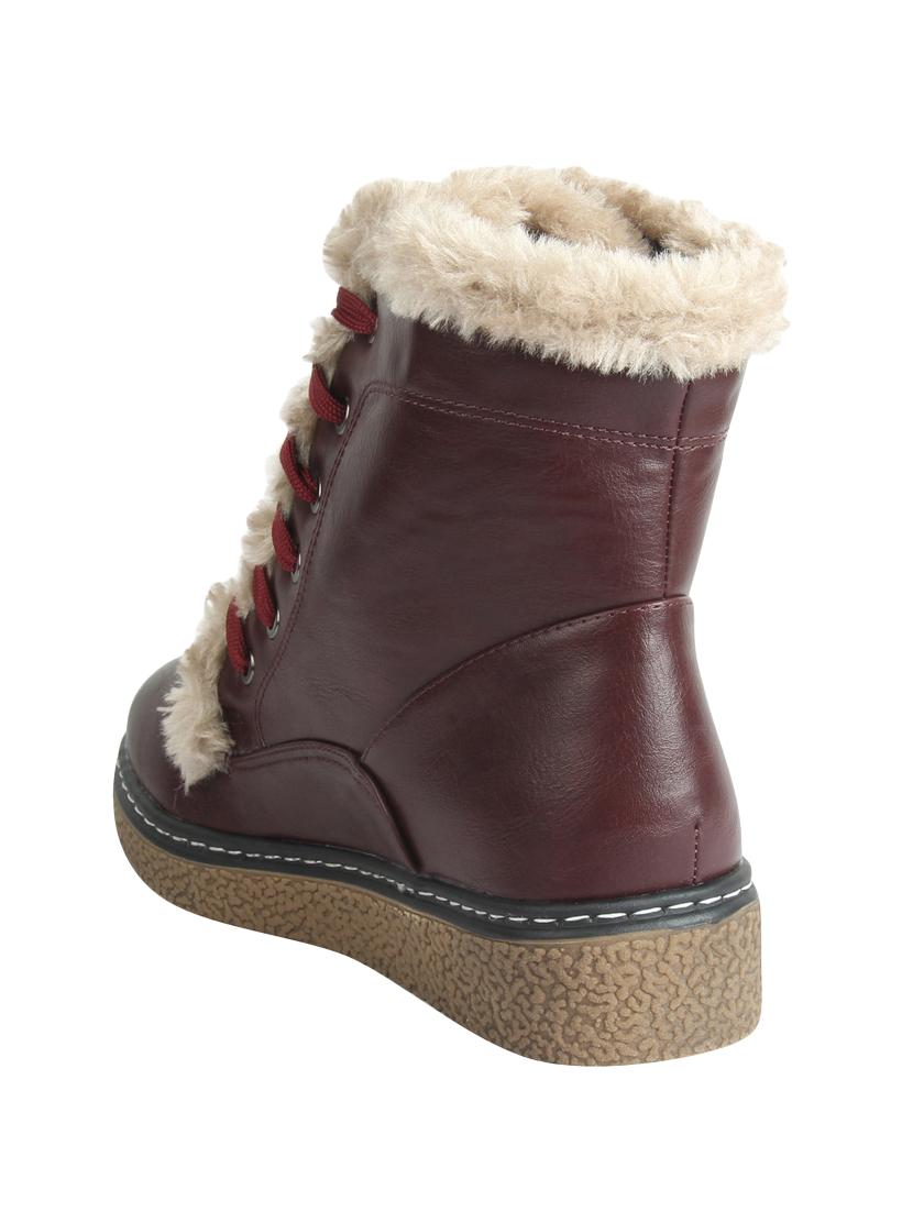 maroon ankle boots - 16709766 - Zoom Image - 3
