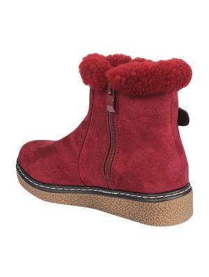 maroon ankle boots - 16709779 - Standard Image - 3