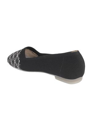 black slip on ballerinas - 16709784 - Standard Image - 3