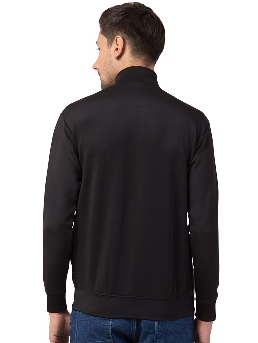 black printed casual jacket - 16709800 - Zoom Image - 3