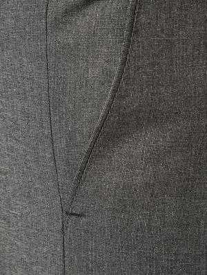 grey textured flat front formal trouser - 16709818 - Standard Image - 6