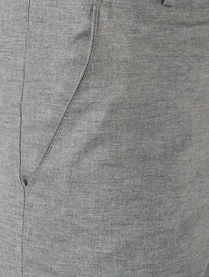grey textured flat front formal trouser - 16709827 - Standard Image - 6
