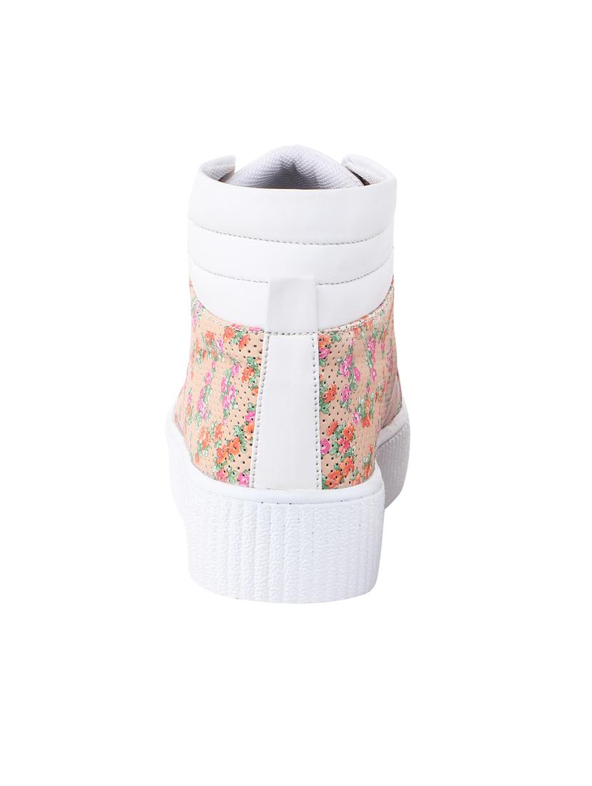 white lace-up sneakers - 16710474 - Zoom Image - 3