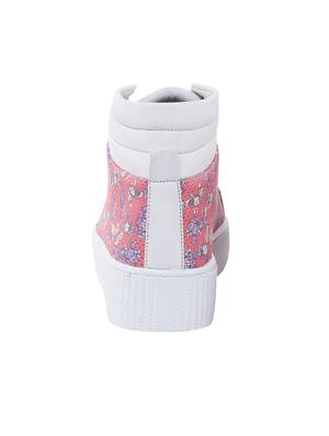 pink lace-up sneakers - 16710475 - Standard Image - 3