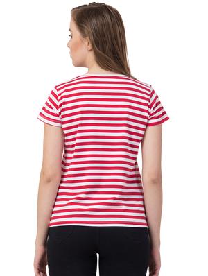 round neck striped tee - 16710622 - Standard Image - 3