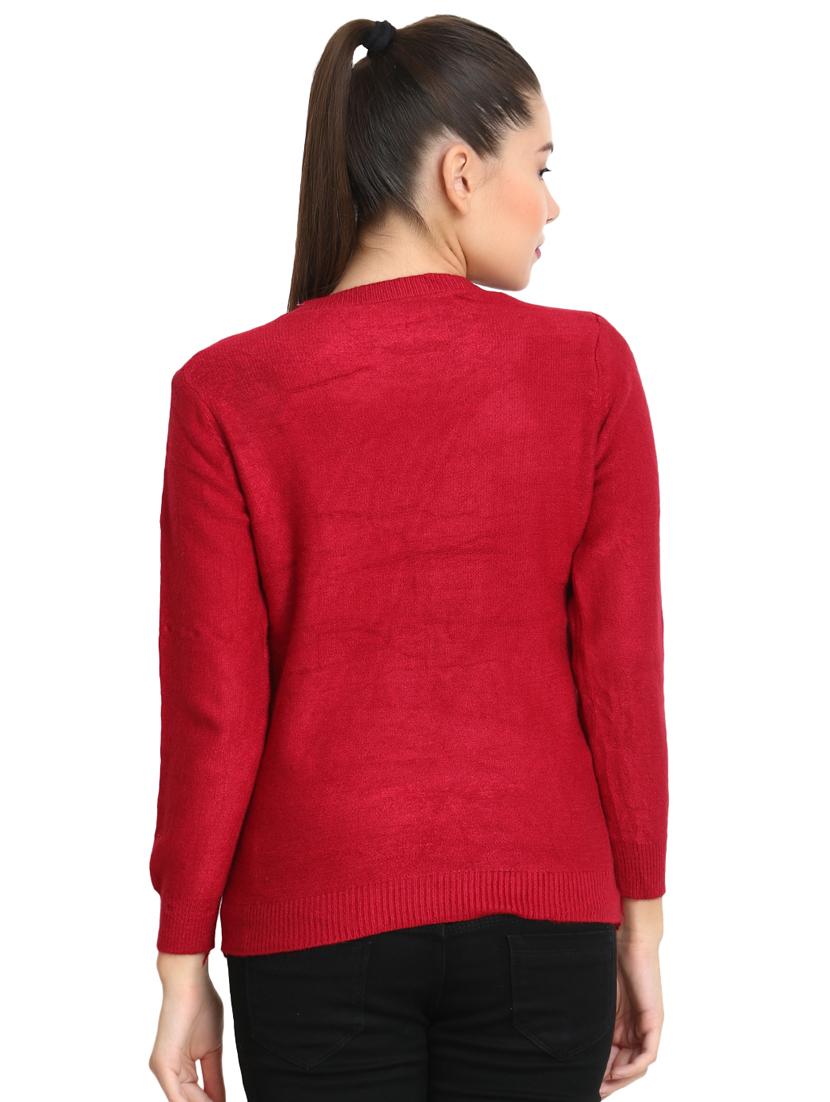 pearl embellished round neck pullover - 16710640 - Zoom Image - 3
