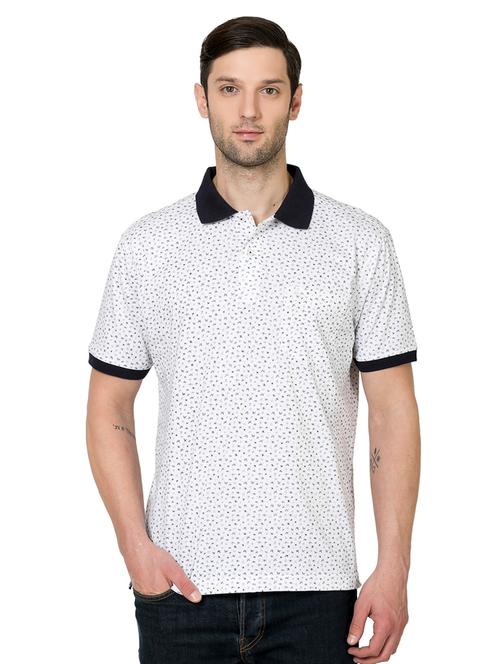 white printed t-shirt - 16711017 - Standard Image - 1