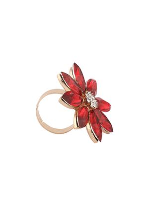 red gold plated finger ring - 16711149 - Standard Image - 3