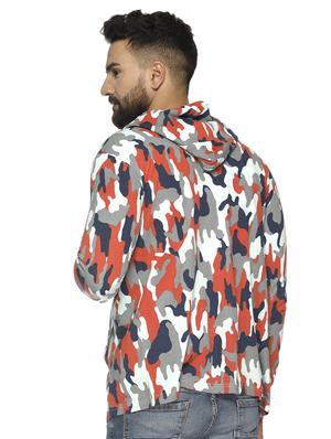 red camouflage printed shrug - 16711570 - Standard Image - 3