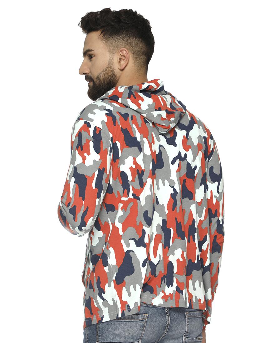 red camouflage printed shrug - 16711570 - Zoom Image - 3