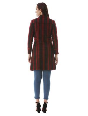 red belted wool other coat - 16711770 - Standard Image - 3