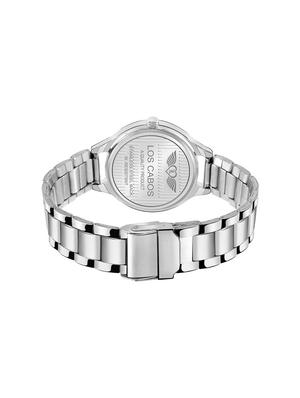 1010 pink dial & silver chain watches for girls analog watch - 16711940 - Standard Image - 3