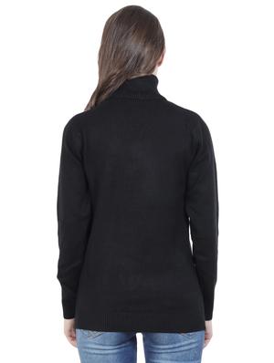 turtle neck solid pullover - 16712005 - Standard Image - 3