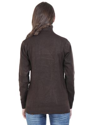 turtle neck solid pullover - 16712009 - Standard Image - 3