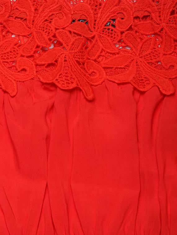 red cotton blend frock - 16712168 - Zoom Image - 3