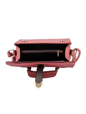 pink polyester regular sling bag - 16712582 - Standard Image - 3