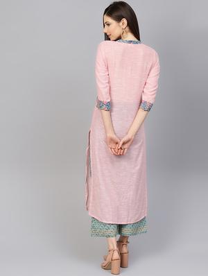 pintucks kurta pant set - 16712954 - Standard Image - 3