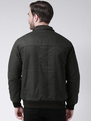 green solid bomber jacket - 16713495 - Standard Image - 3