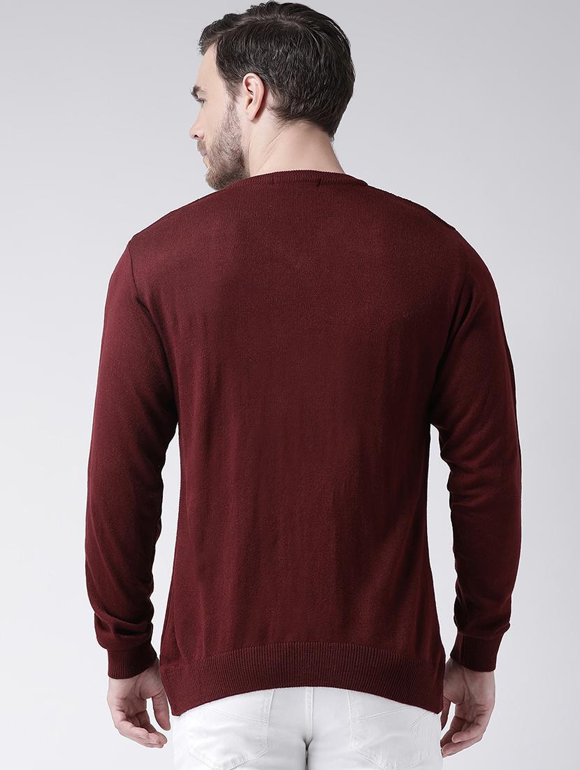 red solid pullover - 16713509 - Zoom Image - 3