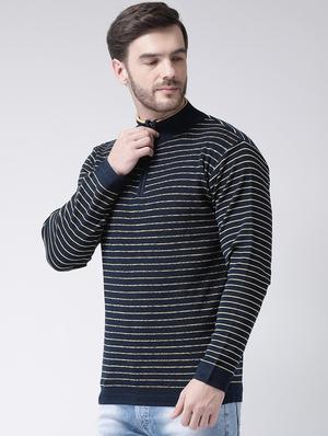 navy blue striped pullover - 16713526 - Standard Image - 3