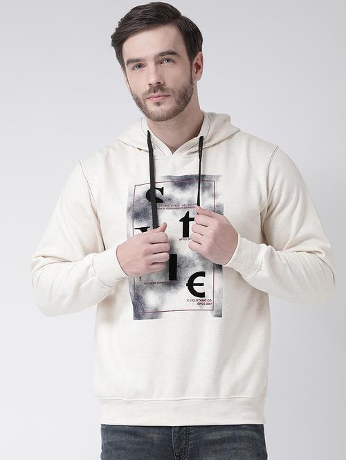 beige chest printed sweatshirt - 16713554 - Standard Image - 1