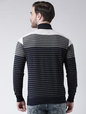 navy blue striped sweatshirt - 16713572 - Standard Image - 3