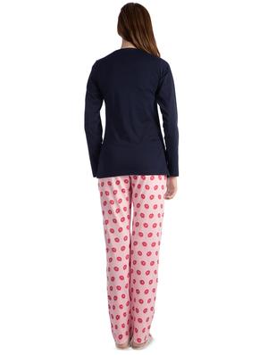 round neck quirky nightwear set - 16713968 - Standard Image - 3