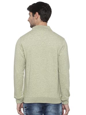 green solid sweatshirt - 16714028 - Standard Image - 3