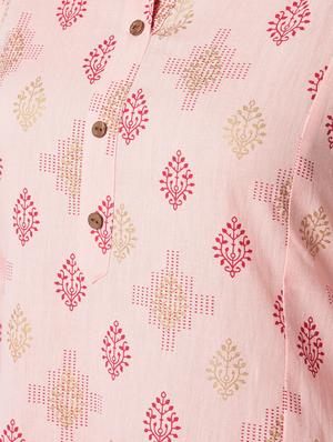 block print kurta pant set - 16714197 - Standard Image - 6