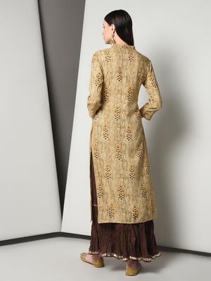 floral kurta skirt set - 16714199 - Standard Image - 3