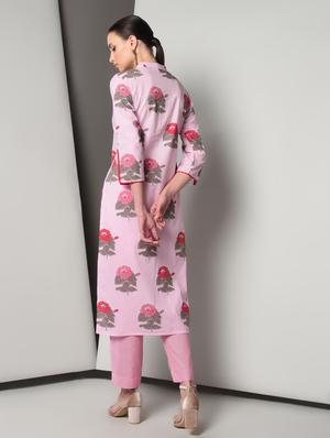 floral kurta pant set - 16714200 - Standard Image - 3