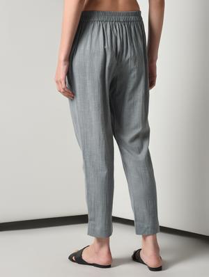 high rise pleated trouser - 16714207 - Standard Image - 3