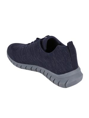 blue fabric lace up sport shoes - 16714293 - Standard Image - 3